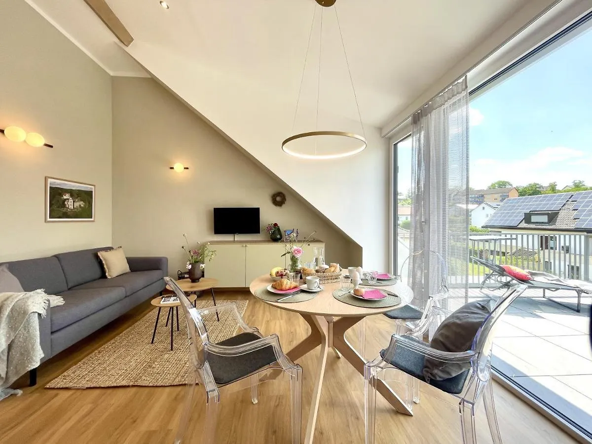 Ferienwohnung Fernblick Konigsberg in Bayern Apartment